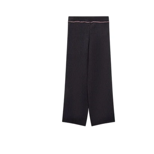 Off-White Kids Off Stamp Logo Embroidered Ribbed Trousers