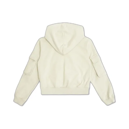 Off-White Kids Embellished Cropped Cargo Hoodie