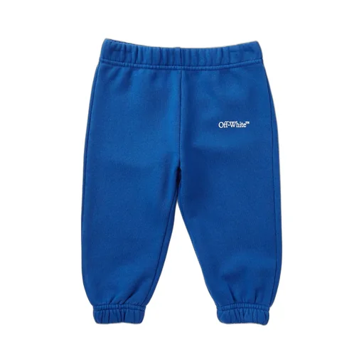Off-White Kids Logo Printed High Waist Pants