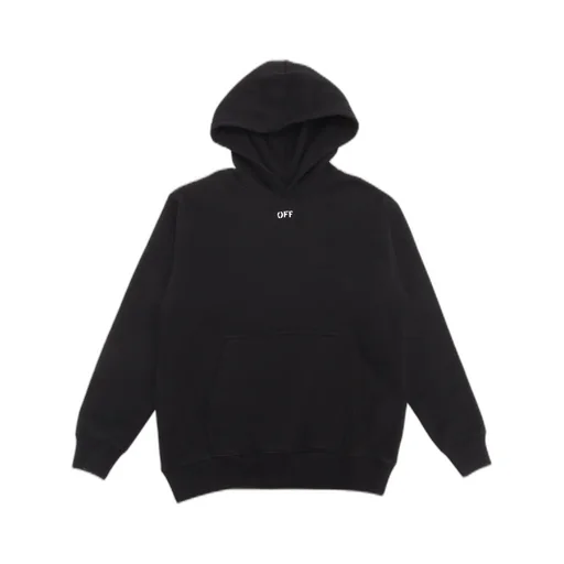 Off-White Kids Off-Stamp Long Sleeved Hoodie