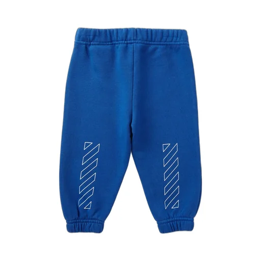 Off-White Kids Logo Printed High Waist Pants