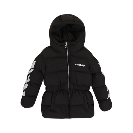 Off-White Kids Zip-Up Puffer Jacket