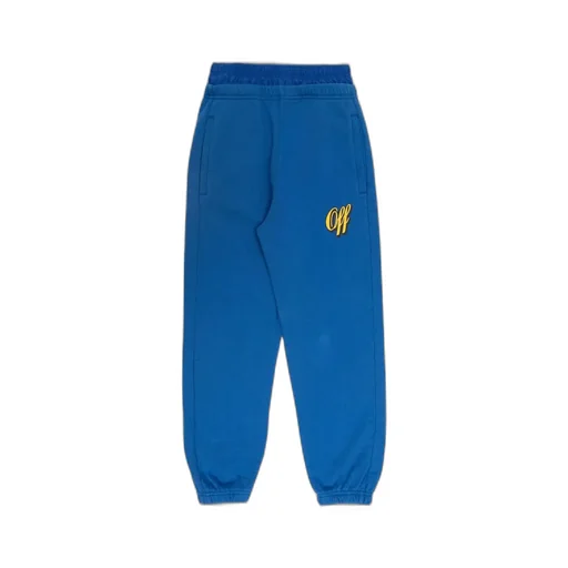 Off-White Kids Logo Printed Double-Waist Track Pants