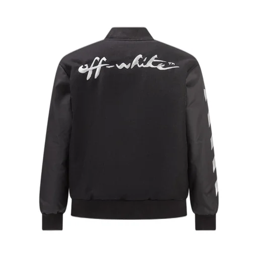 Off-White Kids Logo Patch Bomber Jacket
