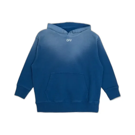 Off-White Kids Logo Printed Gradient Hoodie
