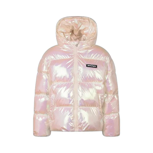 Palm Angels Kids Hooded Puffer Jacket