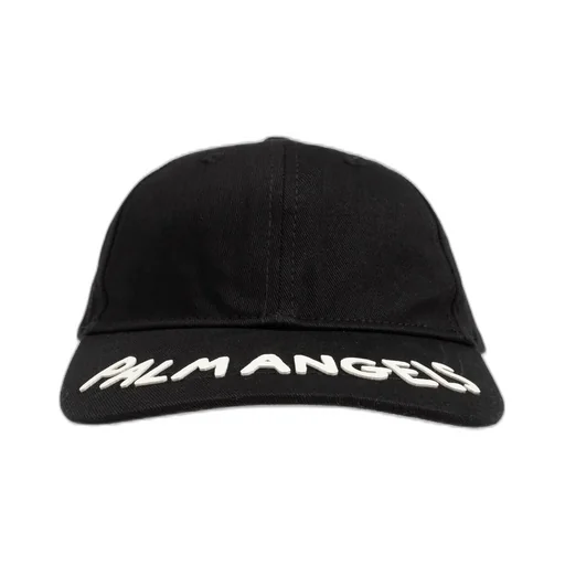 Palm Angels Kids Flat Peak Baseball Cap