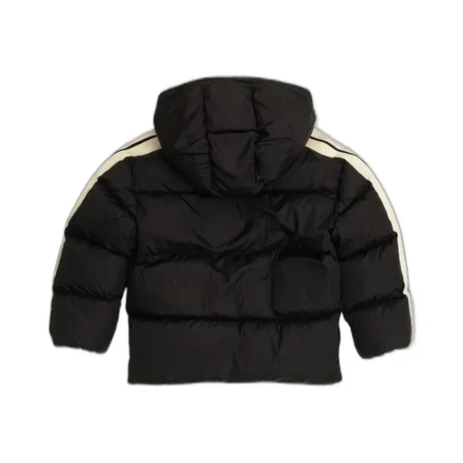 Palm Angels Kids Hooded Quilted Jacket