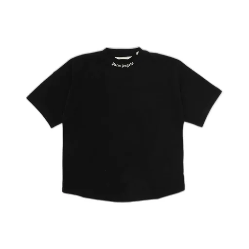 Palm Angels Kids Logo Printed Crewneck T-Shirt