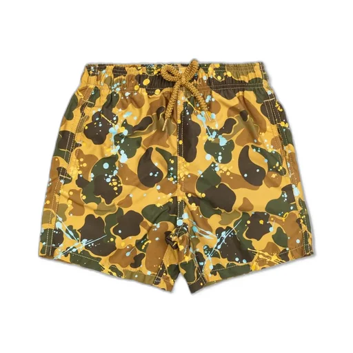 Palm Angels Kids X Vilebrequin Graphic Printed Drawstring Shorts