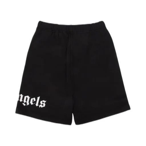 Palm Angels Kids Logo-Printed Drawstring Bermuda Shorts