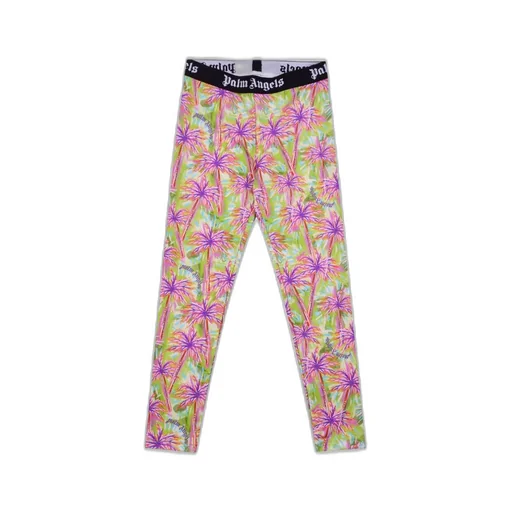 Palm Angels Kids Tropical Print Leggings