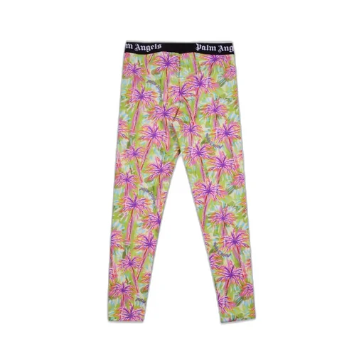 Palm Angels Kids Tropical Print Leggings