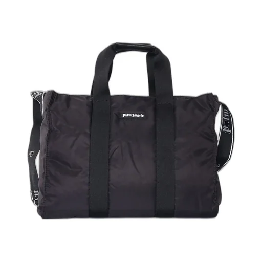 Palm Angels Kids Logo Patch Top Handle Bag