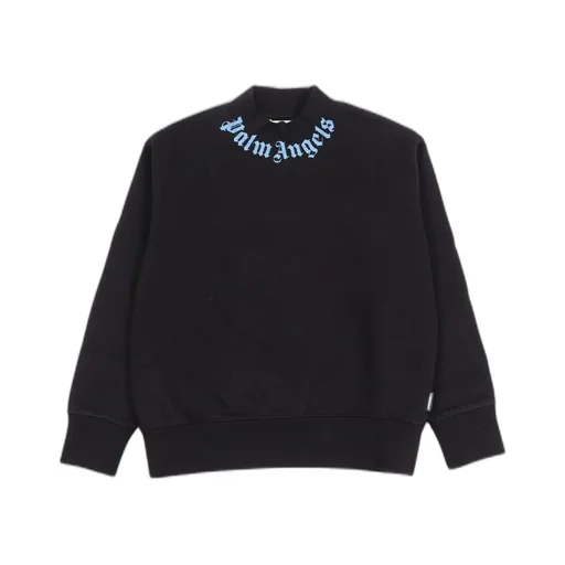 Palm Angels Kids Logo-Print Crewneck Sweatshirt