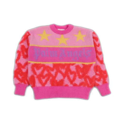 Palm Angels Kids Knitted Jumper
