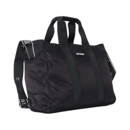Palm Angels Kids Logo Patch Top Handle Bag
