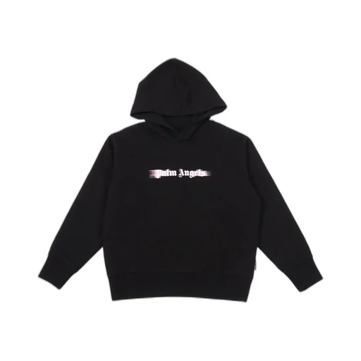 Palm Angels Kids Blurred Logo Hoodie