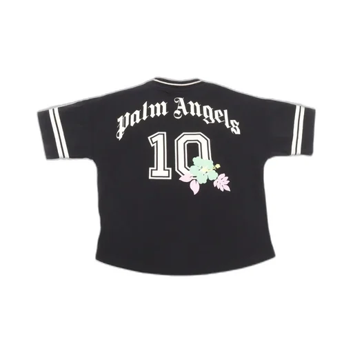 Palm Angels Kids Logo Printed Crewneck T-Shirt
