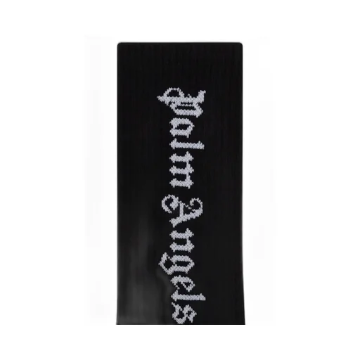 Palm Angels Kids Logo Intarsia Stretch Socks