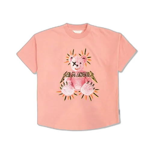 Palm Angels Kids Printed Crewneck T-Shirt