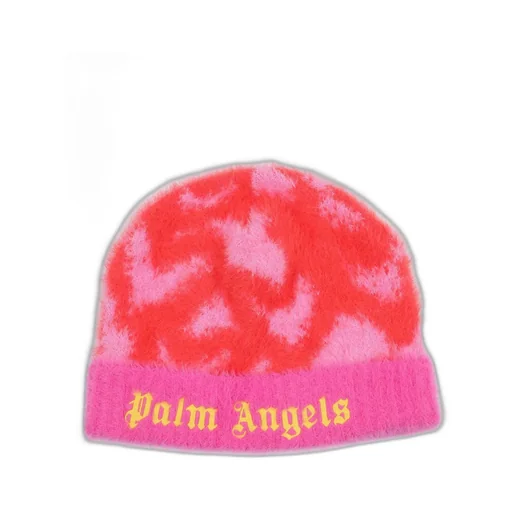 Palm Angels Kids Logo Jacquard Beanie