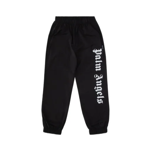 Palm Angels Kids Logo Printed Elasticated Waistband Track Pants