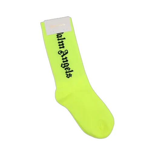 Palm Angels Kids Logo Intarsia Socks