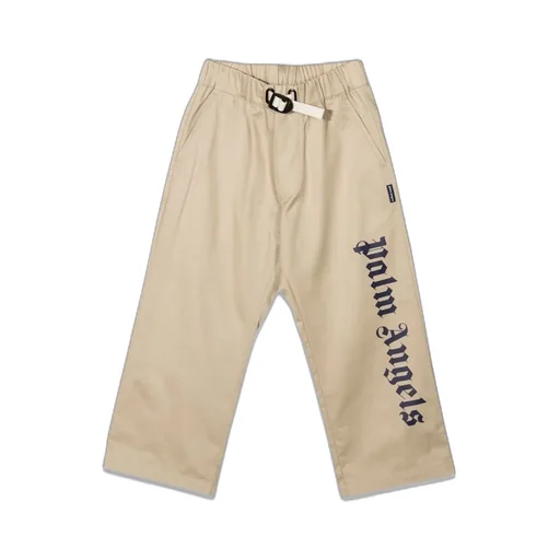 Palm Angels Kids Logo Drill Trousers