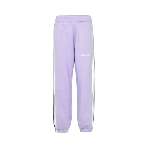 Palm Angels Kids Logo Printed Straight Leg Trousers