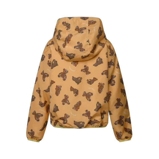 Palm Angels Kids Bear Printed Hooded Jacket