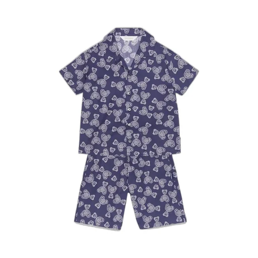 Palm Angels Kids Patterned Chino Shorts