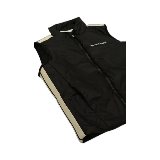 Palm Angels Kids Logo Printed Zip-Up Padded Gilet