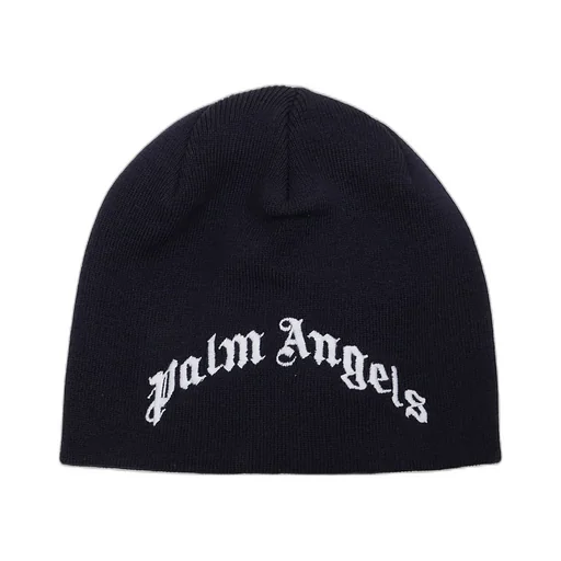 Palm Angels Kids Logo Embroidered Beanie