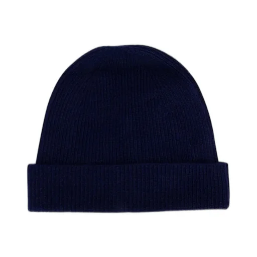 Palm Angels Kids Logo Embroidered Ribbed Knit Beanie