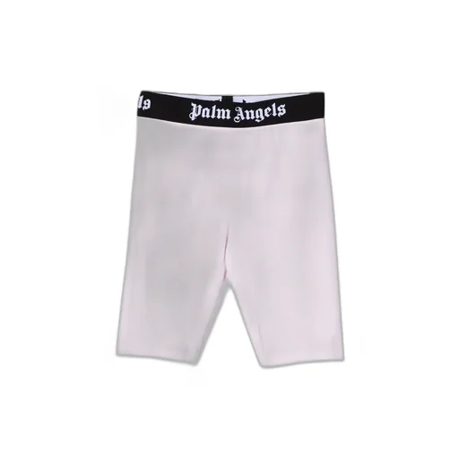 Palm Angels Kids Logo Waist Cyclist Shorts