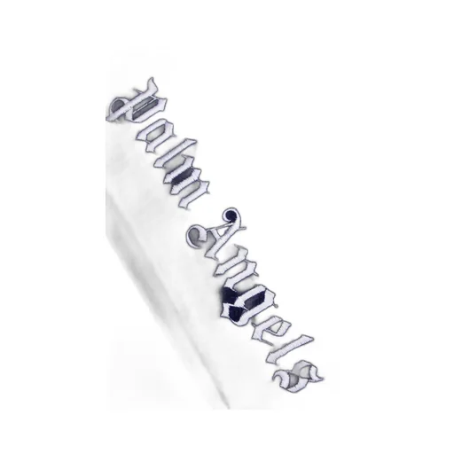 Palm Angels Kids Logo Embroidered Ribbed Knit Beanie
