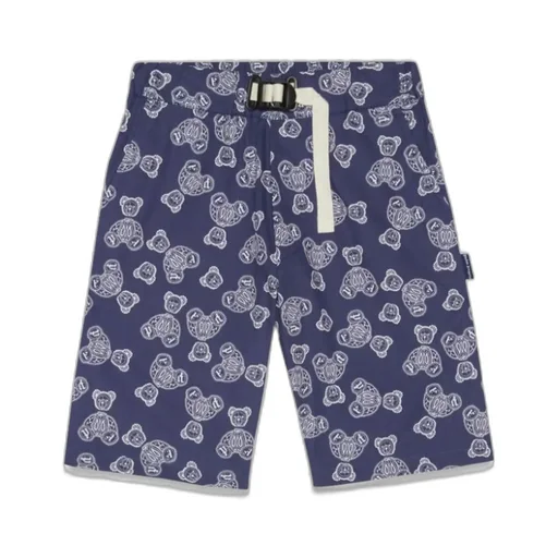 Palm Angels Kids Patterned Chino Shorts