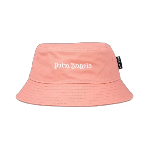 Palm Angels Kids Logo Embroidered Bucket Hat