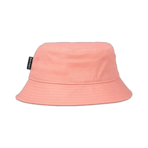 Palm Angels Kids Logo Embroidered Bucket Hat