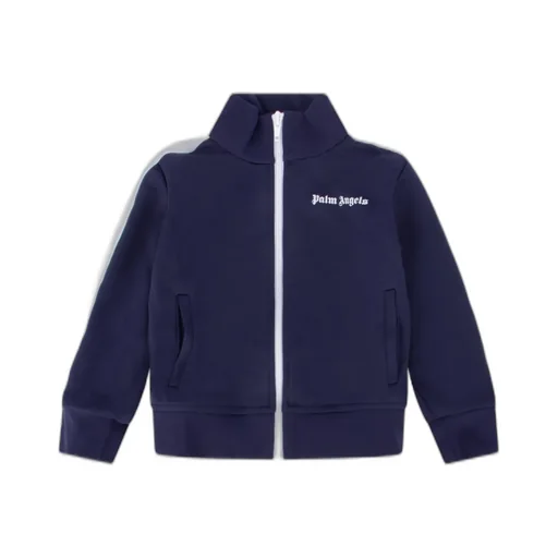 Palm Angels Kids Logo Printed Track Jacket