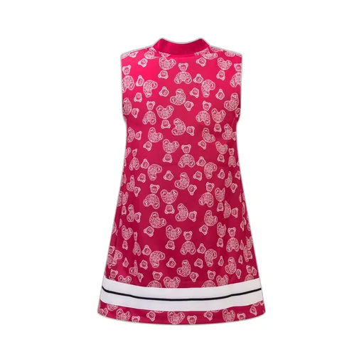 Palm Angels Kids Teddy Bear Printed Sleeveless Dress