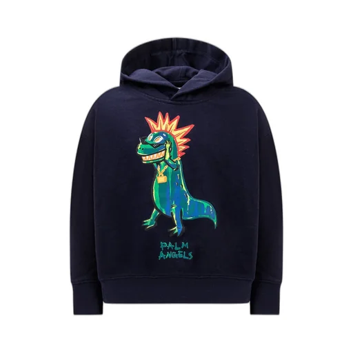 Palm Angels Kids Graphic Printed Hoodie