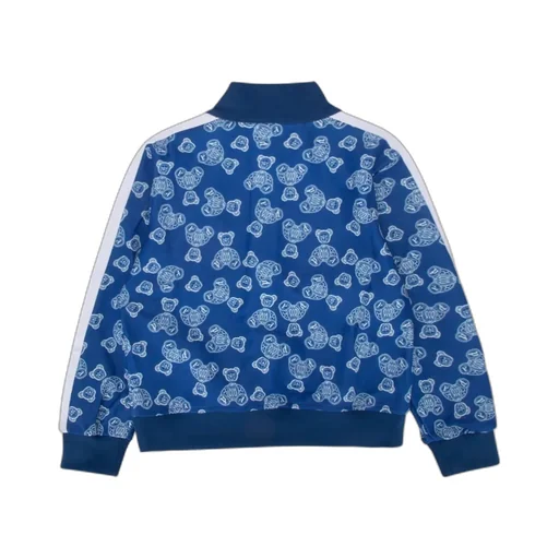 Palm Angels Kids All-Over Graphic Printed Zip-Up Sweatshirt