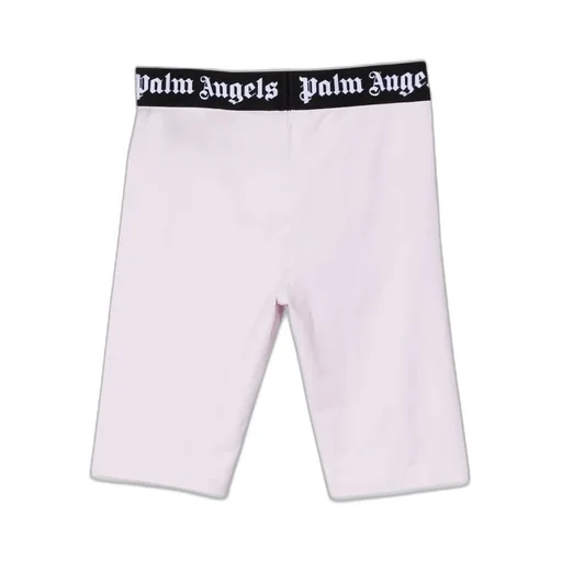 Palm Angels Kids Logo Waist Cyclist Shorts