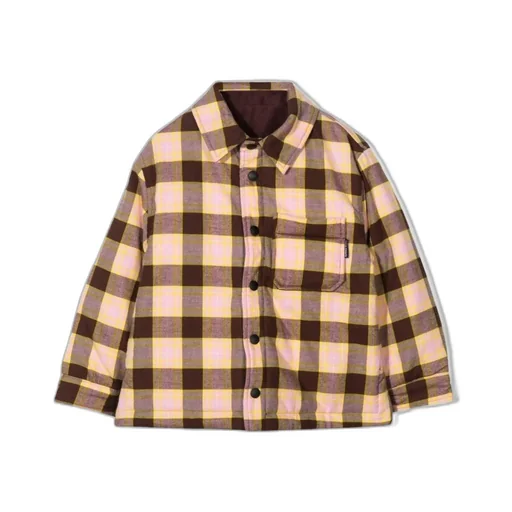 Palm Angels Kids Check Padded Reversible Top