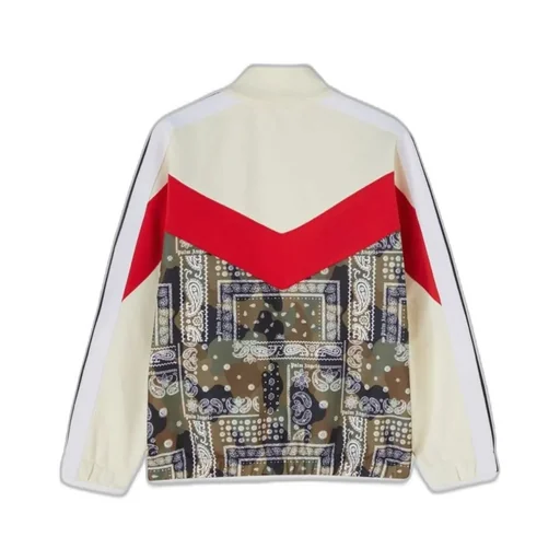 Palm Angels Kids Logo Printed Panelled Jacket
