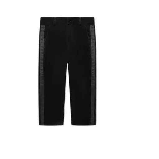Patachou Straight Leg Velvet Party Trousers