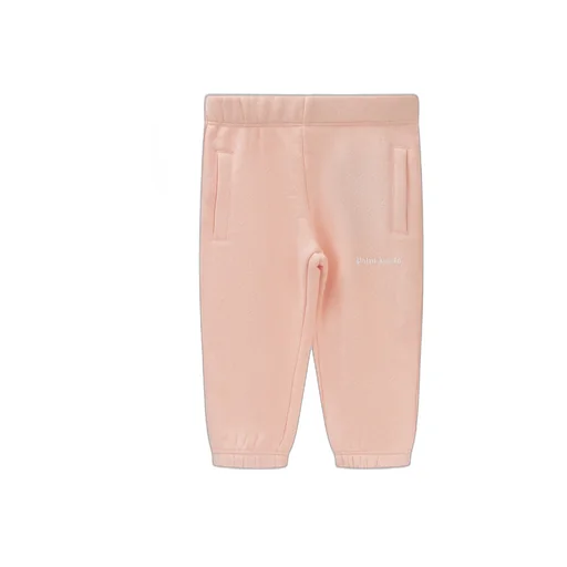 Palm Angels Kids Logo Printed Straight Leg Pants