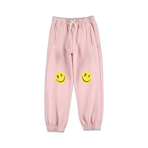 Palm Angels Kids Smiley-Printed Elasticated Waist Track Trousers
